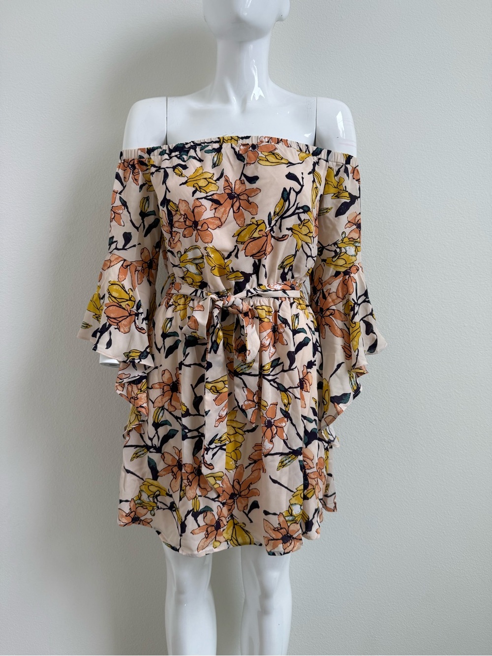 Lulu’s off the shoulder midi summer dress